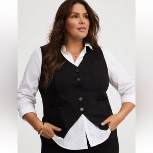Torrid Black vest